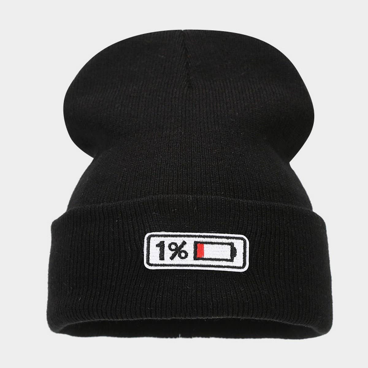 PATCHWORK KNITTED HAT PERSONALITY HIP HOP PILE H_CWAH2086