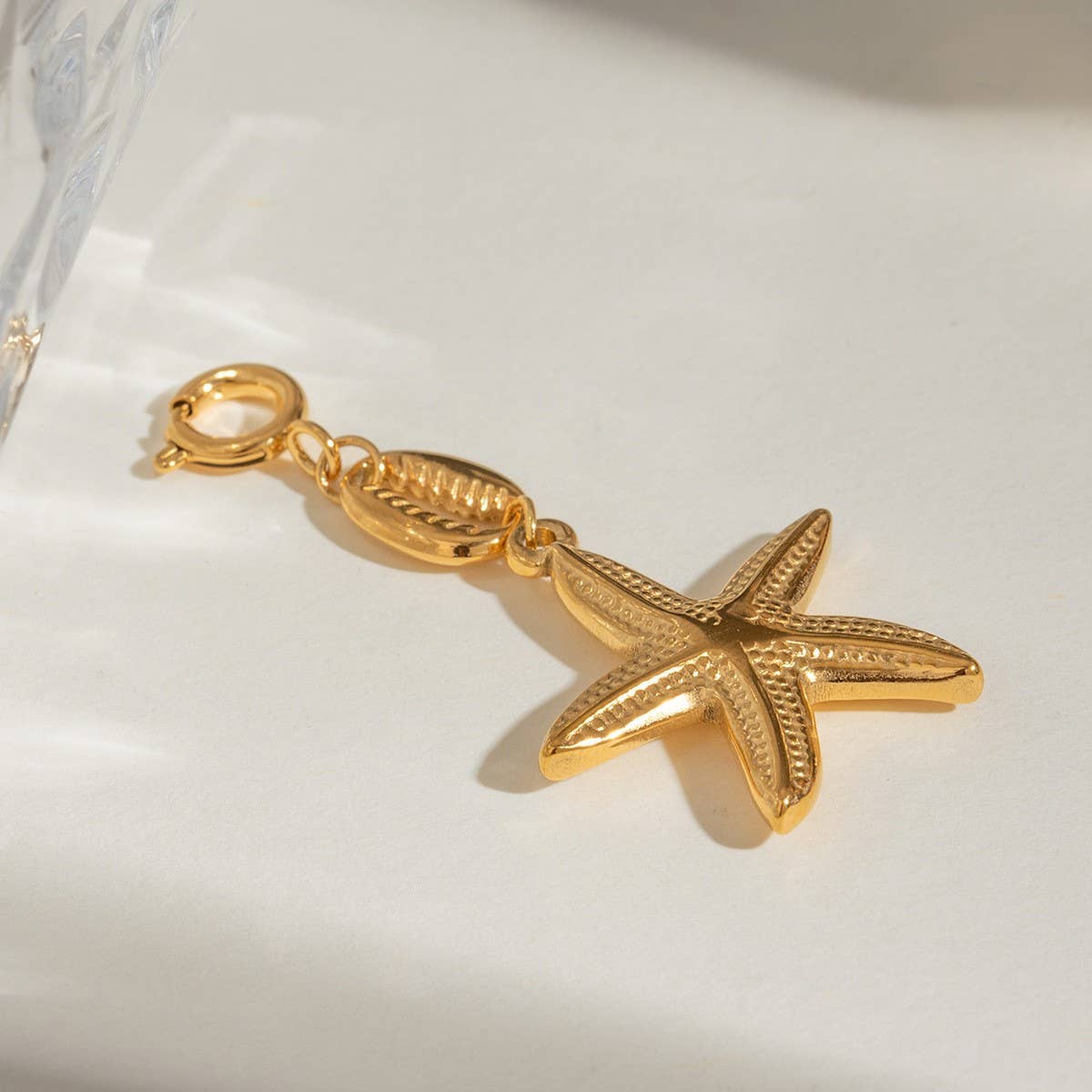 STAINLESS STEEL JEWELRY ACCESSORIES STARFISHPENDANT_CWMM4679