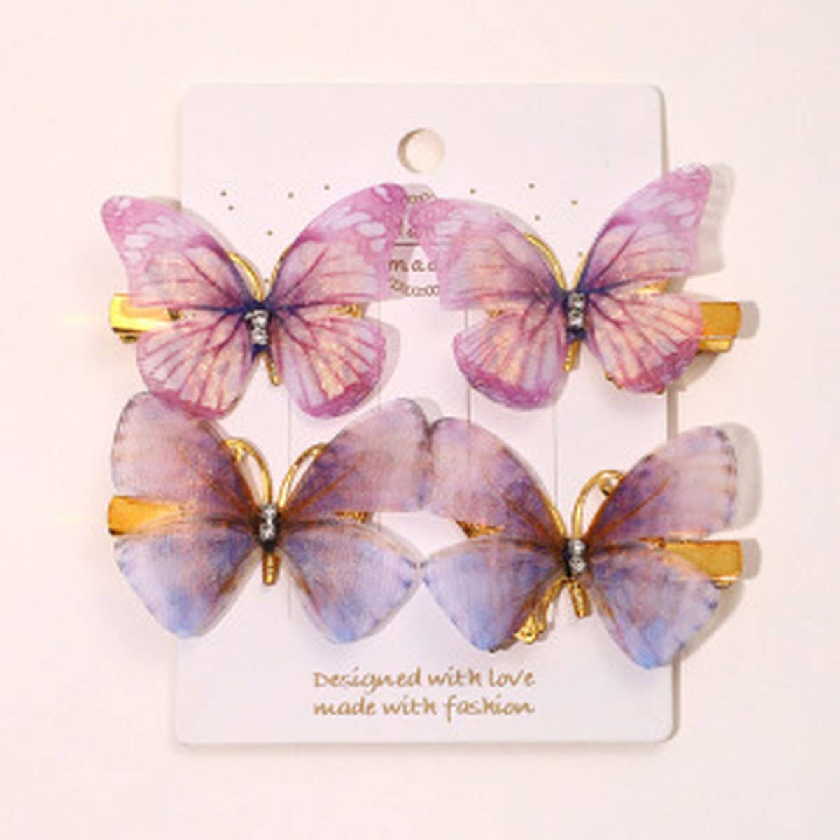 SHINY SHEER BUTTERFLY HAIR ACCESSORIES FOR KIDS_CWAHA6732