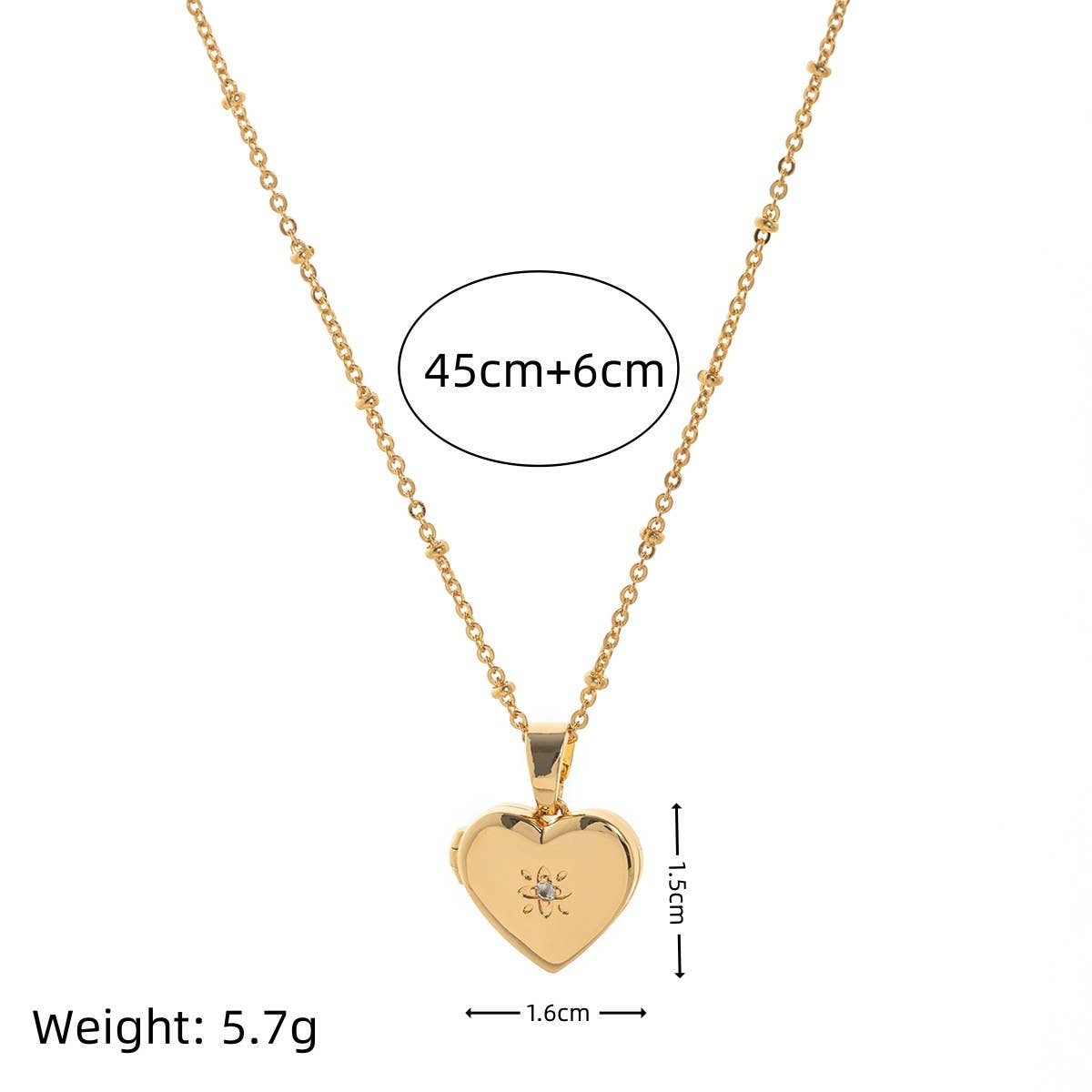 SIMPLE AND VERSATILE ZIRCON NECKLACE FOR WOMEN_CWMM3917
