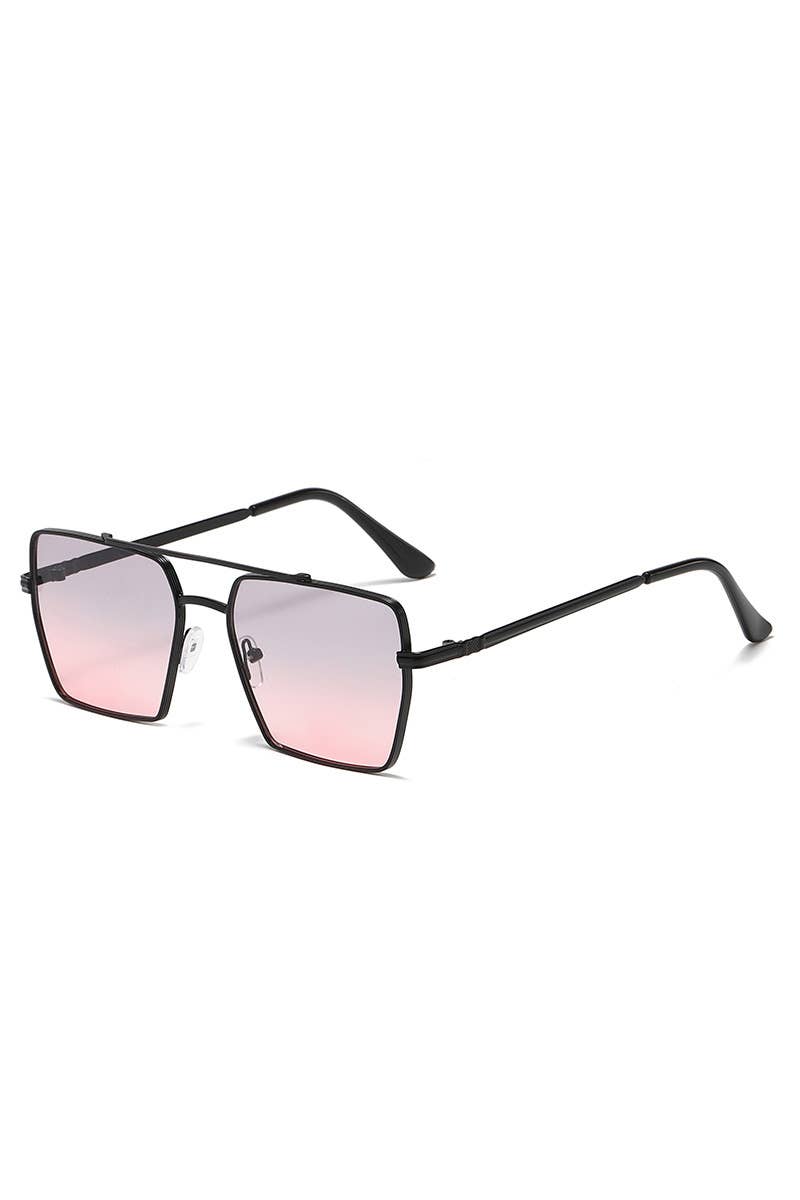 FLAT TOP FRAME SQUARE SUNGLASSES_CWASG0100