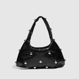 MUSHROOM STUD PUNK SHOULDER BAG FOR WOMEN_CWAB5678