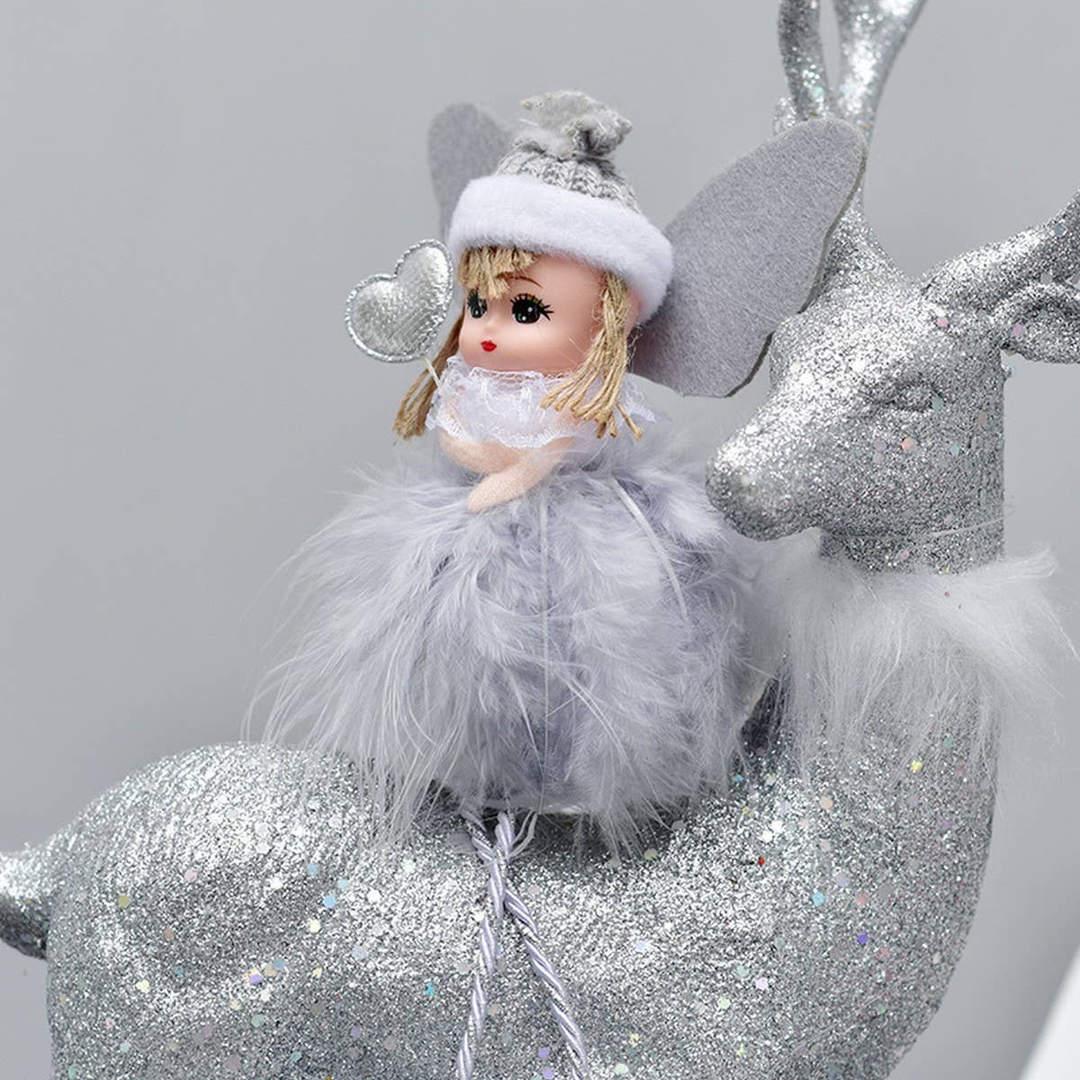 CUTE FEATHER ANGEL CHRISTMAS TREE ORNAMENT_CWAJE05398