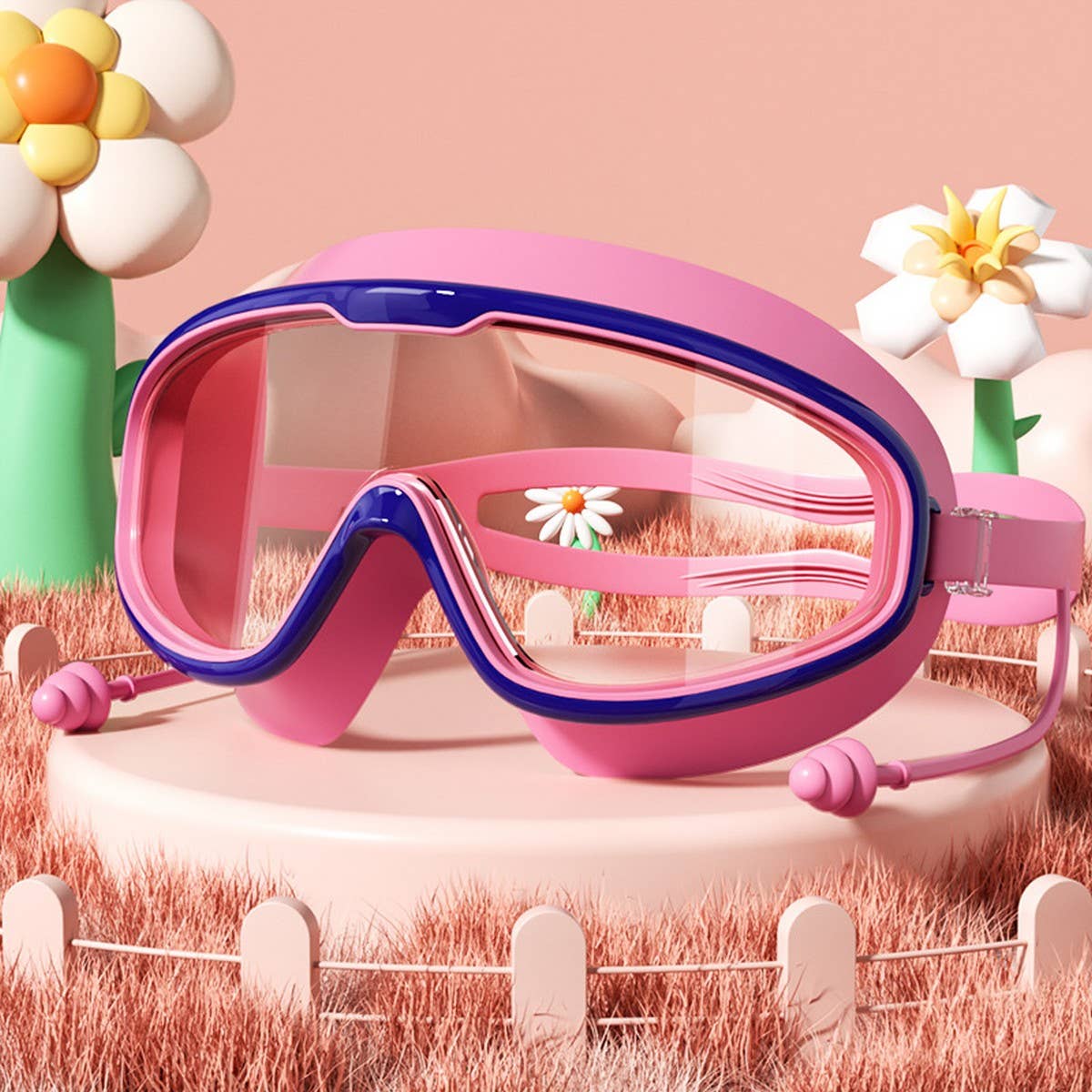 KIDS HD ANTI FOG SWIM GOGGLES LARGE STYLISH SSCWMM6647