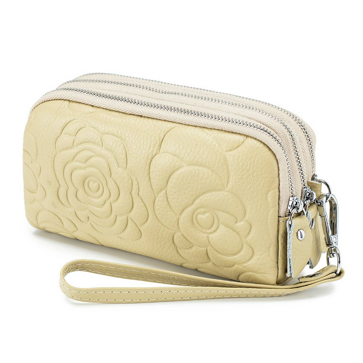 CLUTCH BAG TOP GRAIN COWHIDE EMBOSSED WALLET_CWAB3786