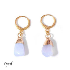 NATURAL STONE AMETHYST ORIGINAL STONE EARRINGS_CWAJE1072