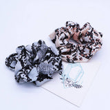 Women Printed Snake Pattern Hair Tie_Cwaha1070