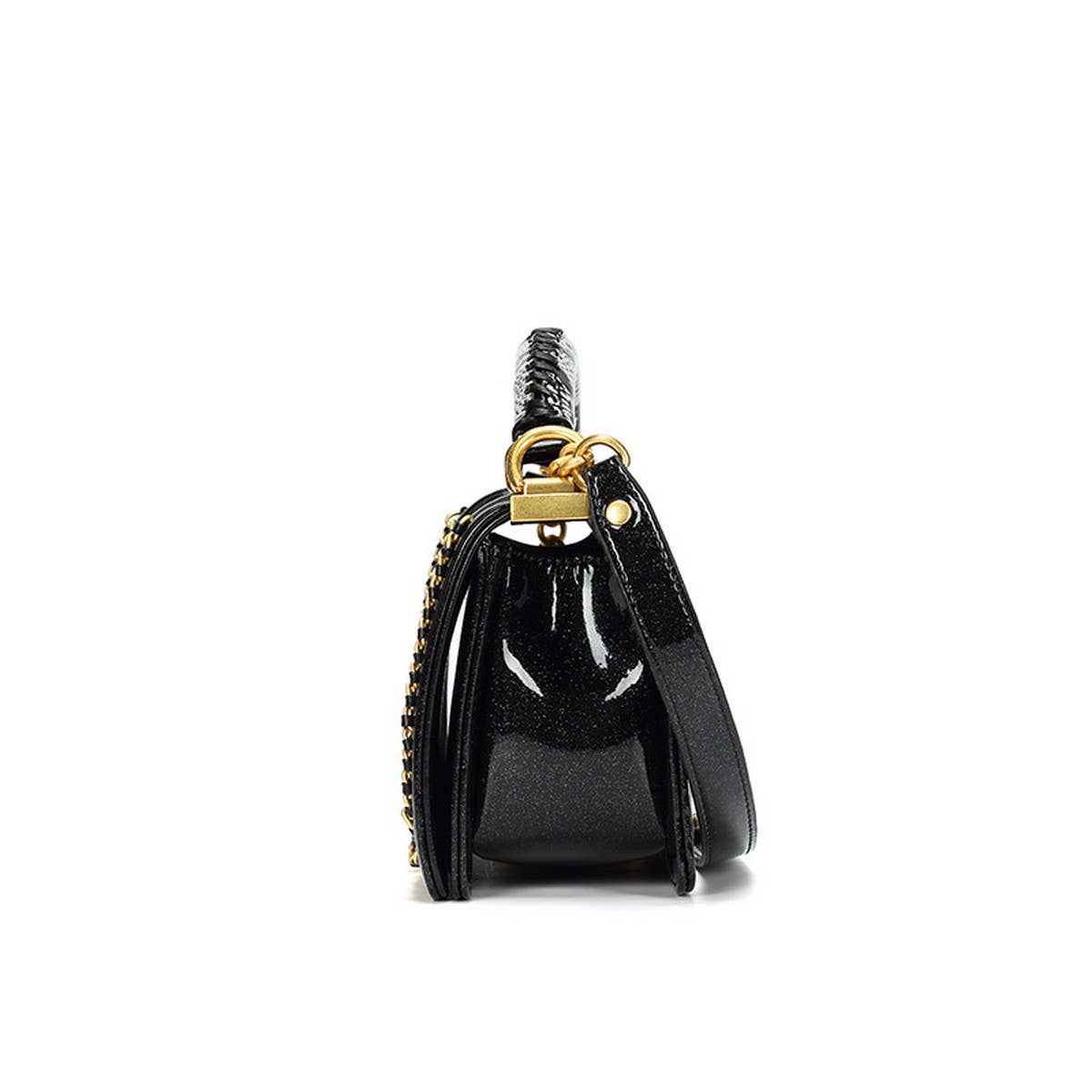 New Snake Pattern Chain Bag High-End Texture Bag_Cwab3627