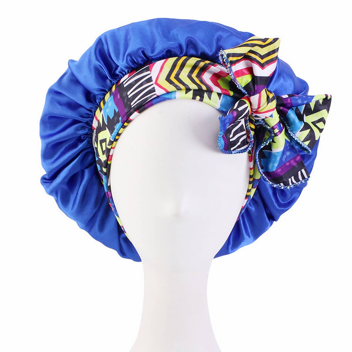 PRINTED LONG RIBBON BOW DING NIGHT CAP_CWAH1474