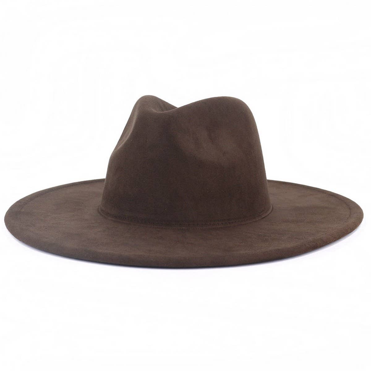MENS AND WOMENS WIDE BRIM HATS WITH FLAT BRIM_CWAH1766
