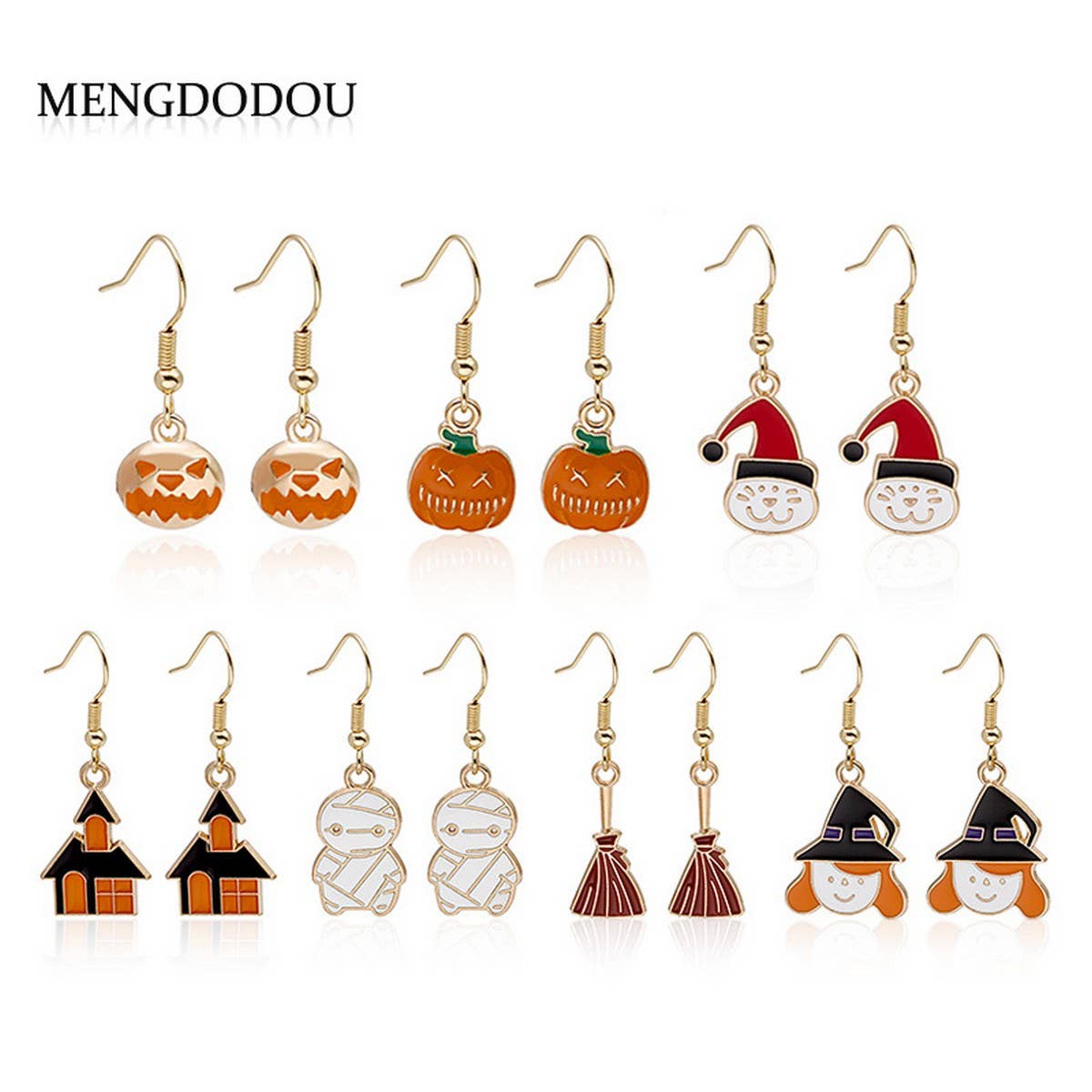 POPULAR HALLOWEEN PUMPKIN HEAD EARRINGS_CWAJE1873