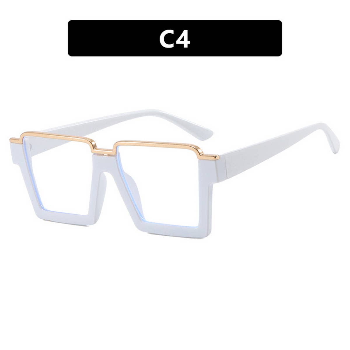 FASHIONABLE SQUARE FLAT GLASSES ANTI BLUE LIGHT_CWASG0317