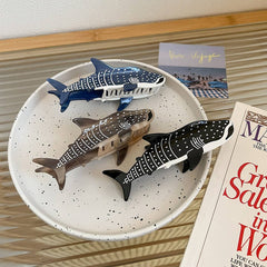 OCEAN ANIMAL ACETATE CLAW CLIP SHARK WHALE_CWAHA5703