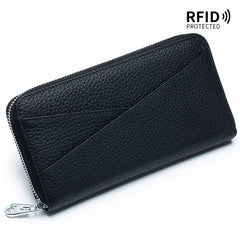 Top Layer Cowhide Accordion Card Holder Wallet_Cwab3707
