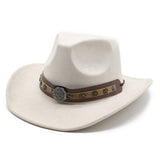 SUEDE MENS GENTLEMAN HAT TRAVEL ETHNIC STYLE HAT_CWAH2511