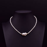 HIGH END FASHION HANDMADE PEARL NECKLACE SET_CWAJE3906