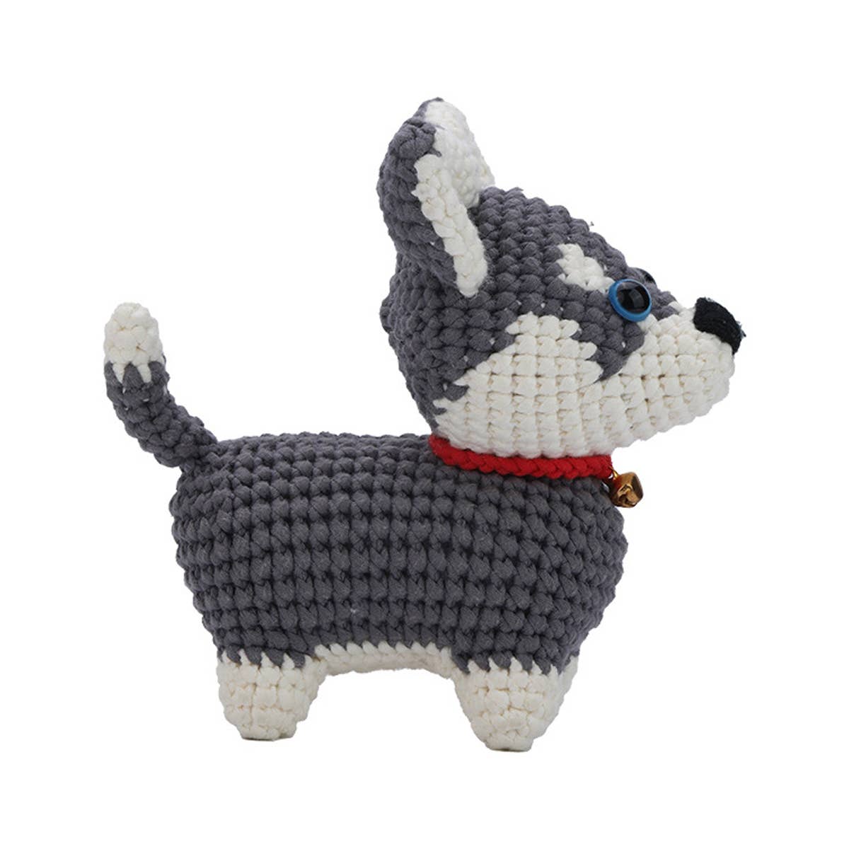 HANDMADE HUSKY CROCHET DOLL MATERIAL KIT_CWMM0814