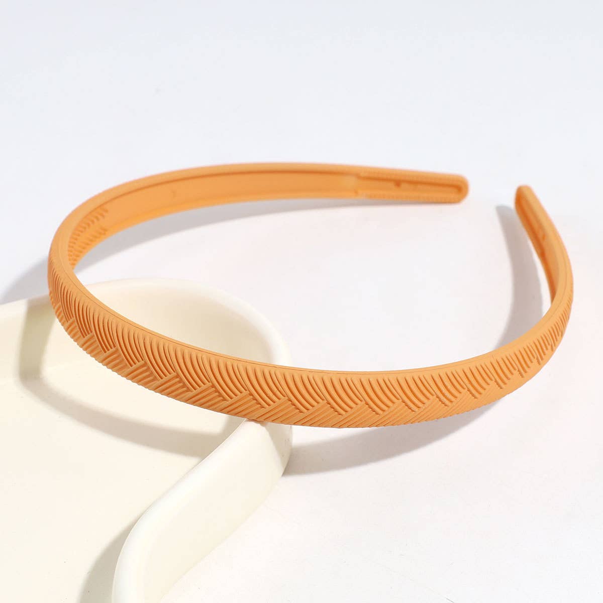 SIMPLE SOLID COLOR THIN TWILL HEADBAND_CWAHA2325