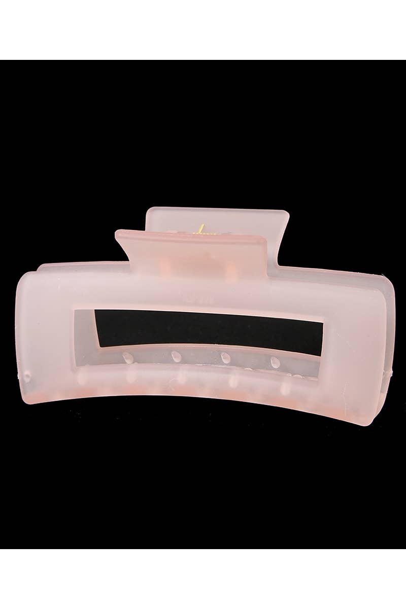 SUMMER JELLY HAIR CLAW AVOCADO GREEN MATTE CLIP_CWAHA0093