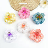 COLORFUL PLUMERIA HAIR CLAW SWEET FLORAL CLIP_CWAHA1010
