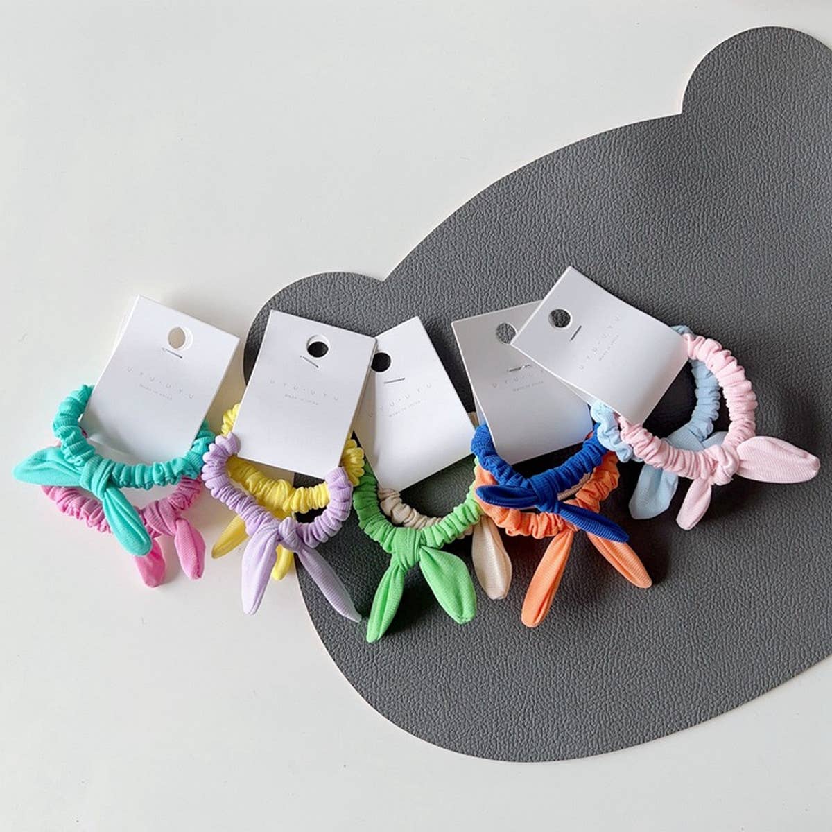 NEW COLOR MATCHING BOW HAIR RING HAIR ROPE_CWAHA1851