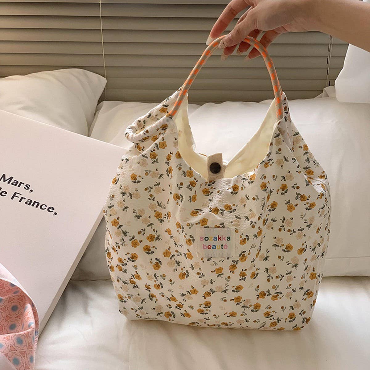 2024 New Embosse Cute Sweet Canvas Bag_Cwab3080