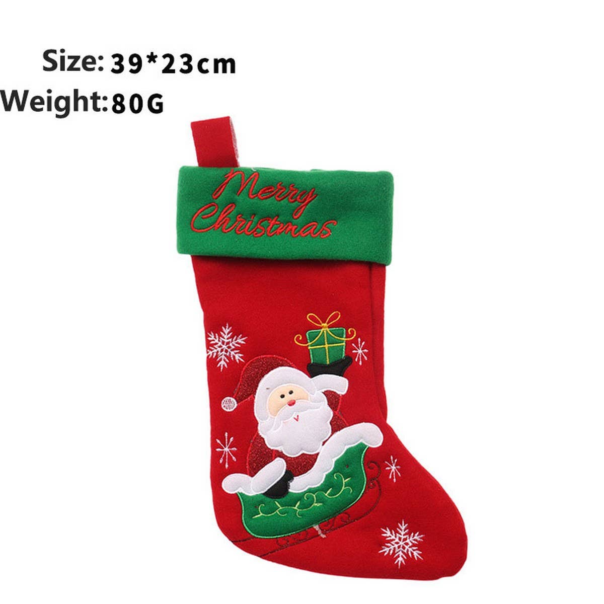 CARTOON SANTA SNOWMAN CHRISTMAS STOCKING BAG_CWAJE05373