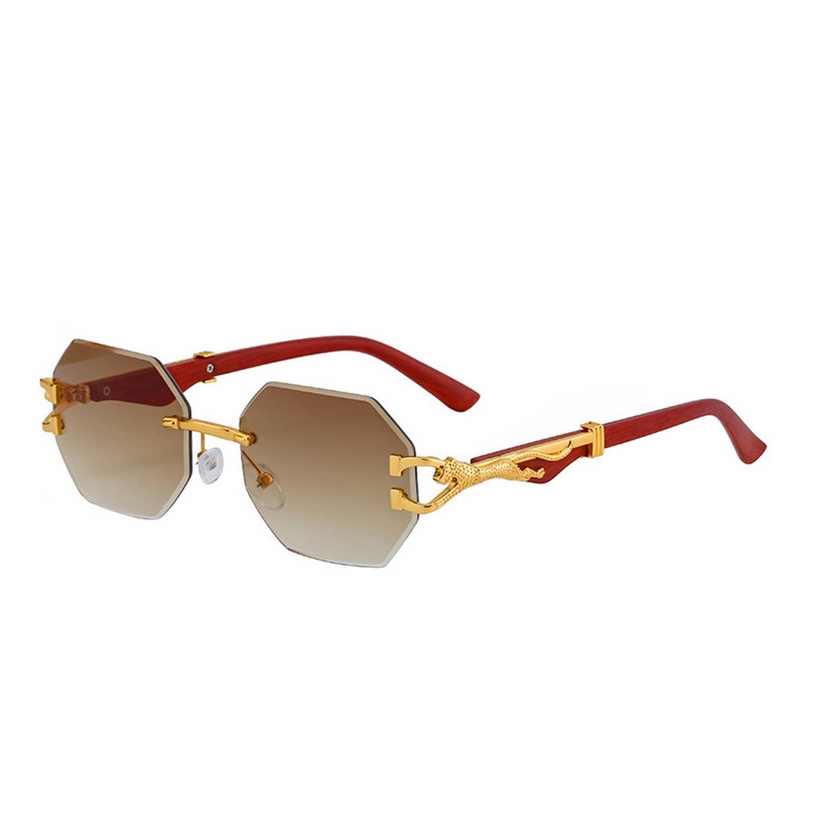FAUX WOOD GRAIN LEOPARD TEMPLE SUNGLASSES_CWASG0616