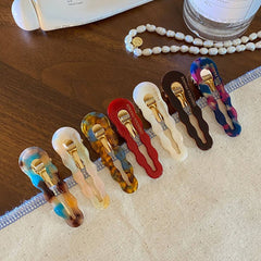 Wavy Hollow Acetate Hair Clip Side Bangs_Cwaha08089