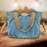 RETRO CANVAS SHOULDER CROSSBODY BAG TOTE BAG_CWAB1275