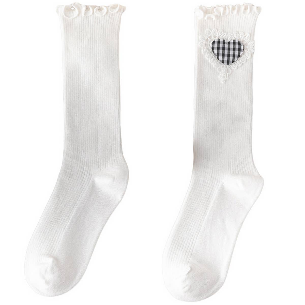 CUTE NEW WINTER WOOD EAR HEART SHAPED SOCKS_CWMS0655