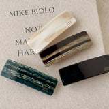 Square Spring Hair Clip Retro Minimal Style_Cwaha07944