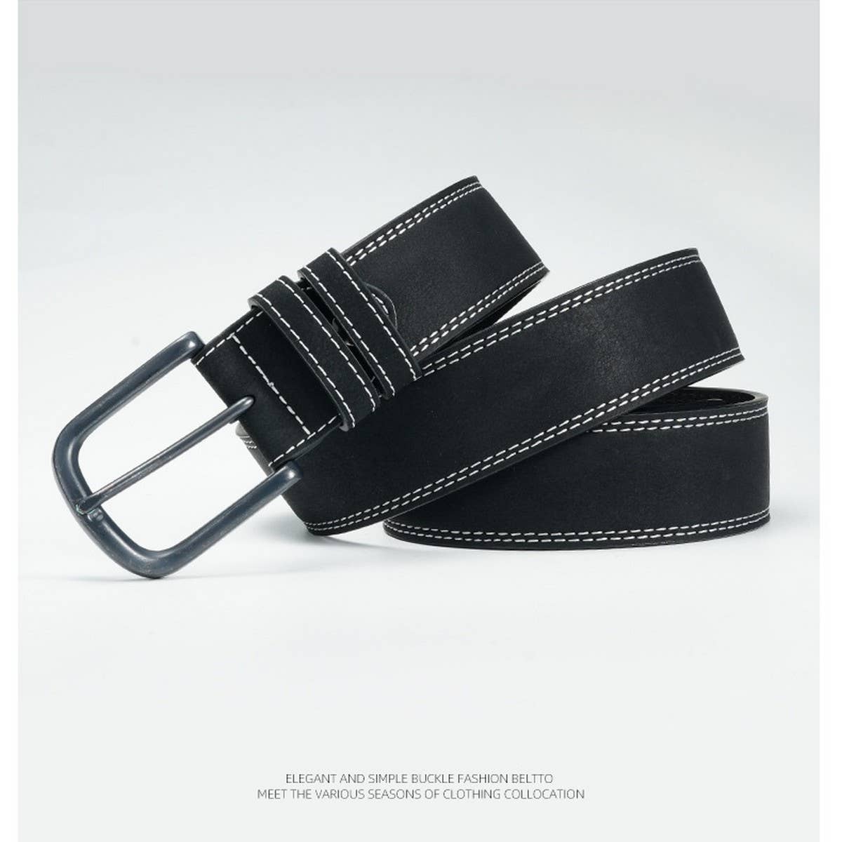 PIN BUCKLE RETRO VERSATILE DISTRESSED BELTS_CWABE0478