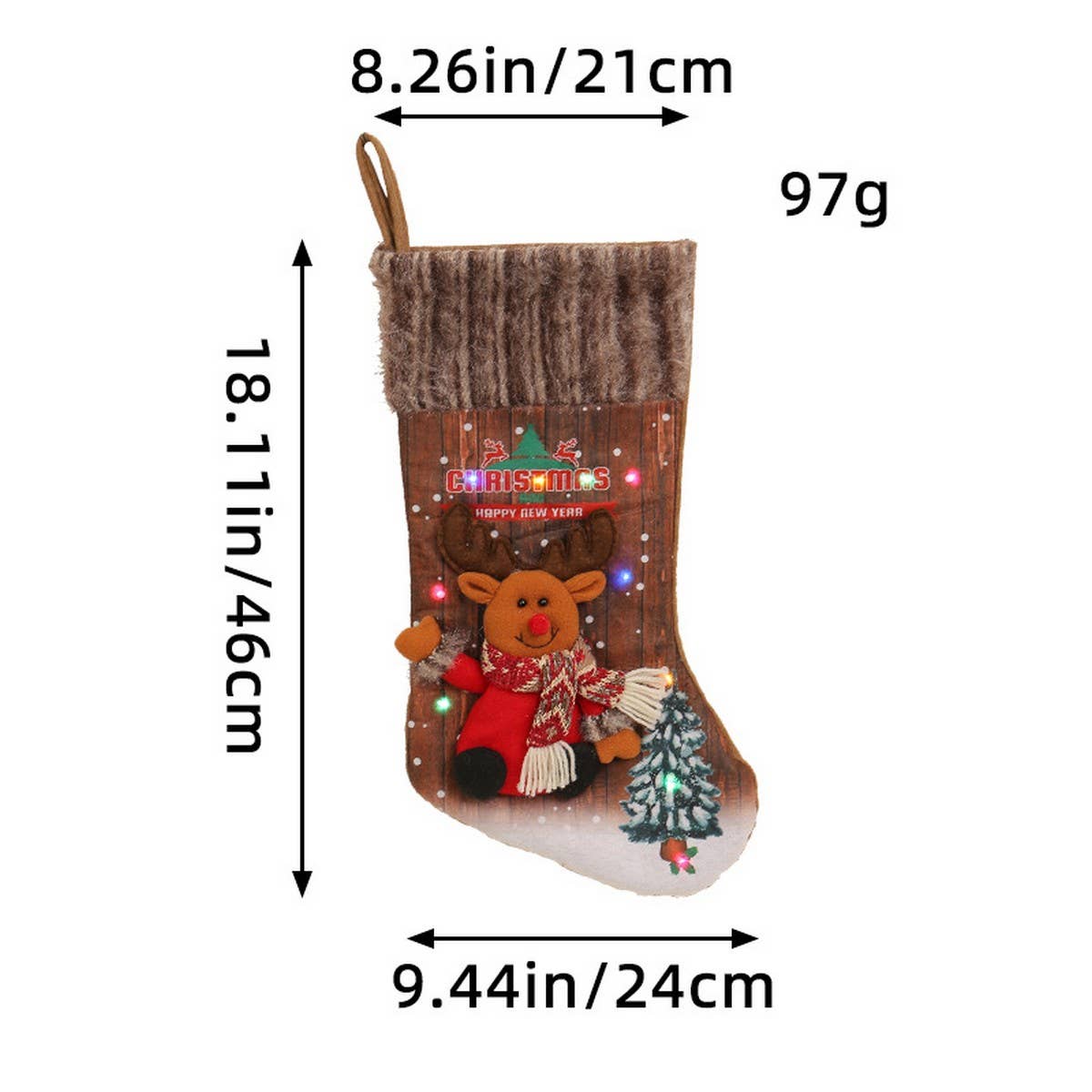 CHRISTMAS SOCKS CHILDREN GIFT BAG CANDY BAG_CWMS1443