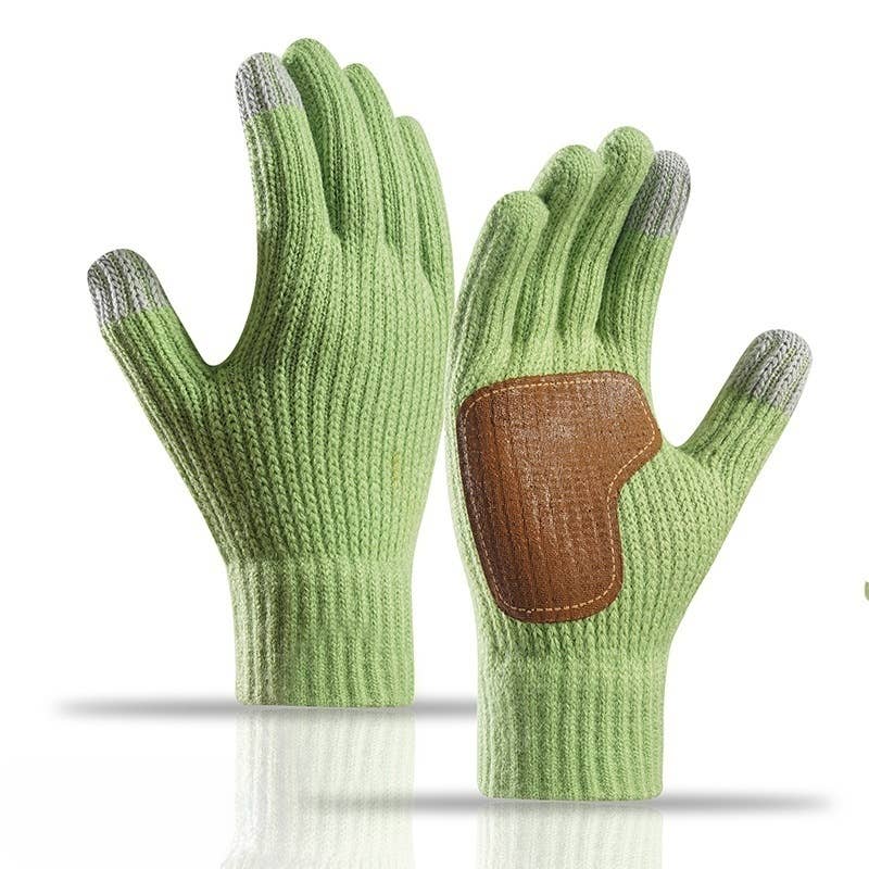 OUTDOOR KNIT GLOVES WINTER TOUCHSCREEN ANTI SLIP_CWAG0519