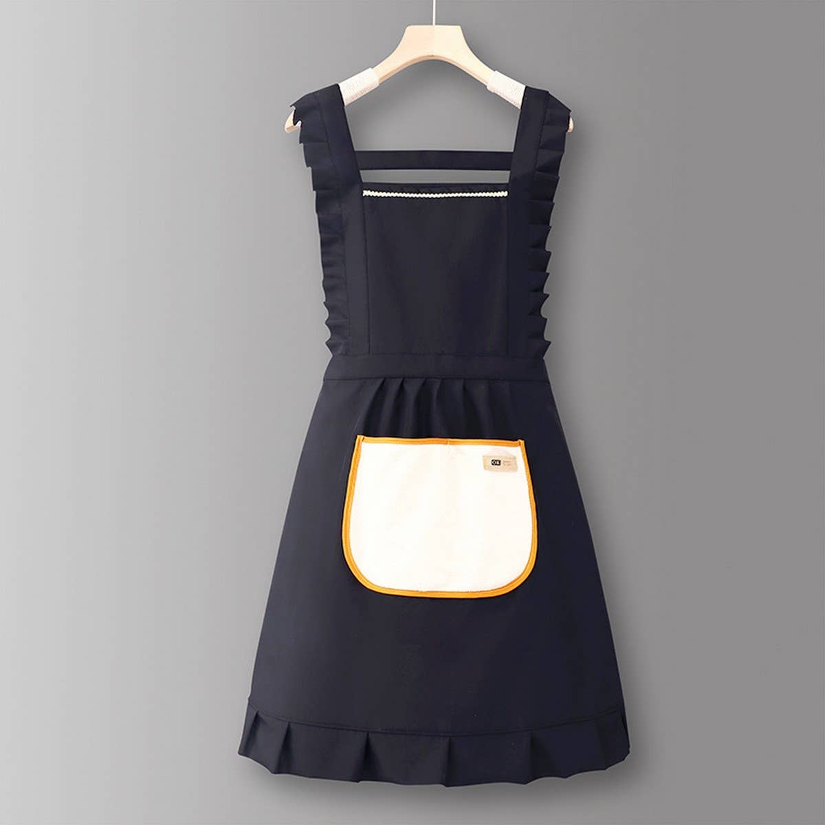 HOUNDSTOOTH SOLID COLOR WATERPROOF WORK APRON_CWMM6792