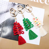 CHRISTMAS HANDMADE TASSEL BRAIDED KEY_CWMM1576