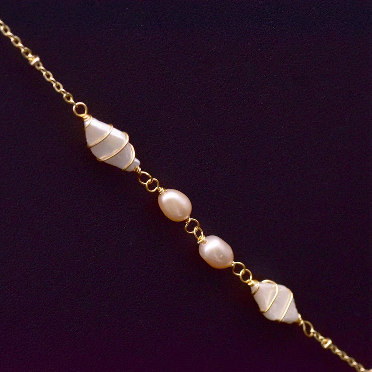 HIGH END VINTAGE DIAMOND PEARL NECKLACE FOR WOMEN_CWAJE3912