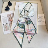 IMITATION SILK RIBBON BEVEL WIDE COLLAR HEAD SCARF_CWASC1529