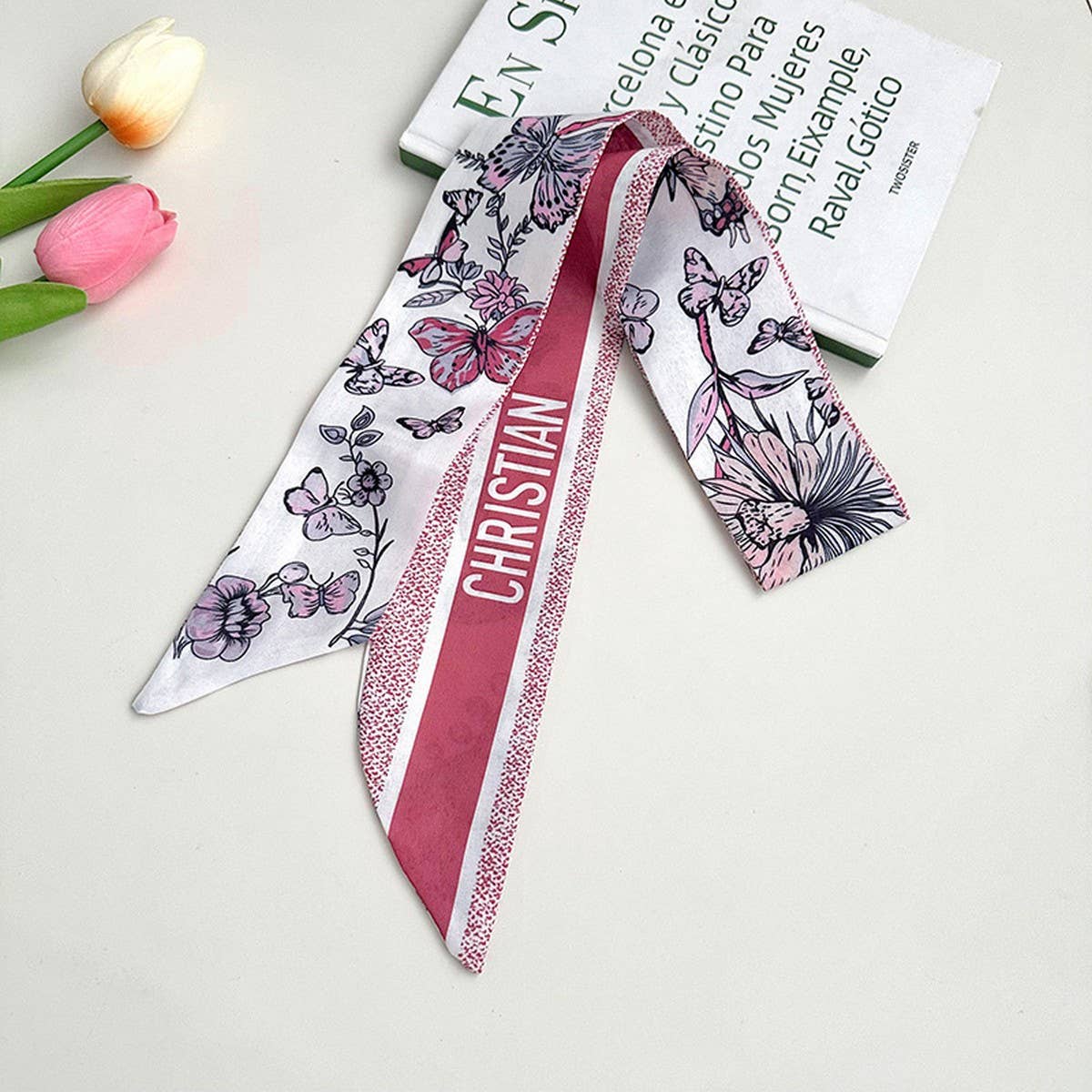 NEW HIGH END FLORAL BUTTERFLY FASHION HEADBAND_CWAHA4140