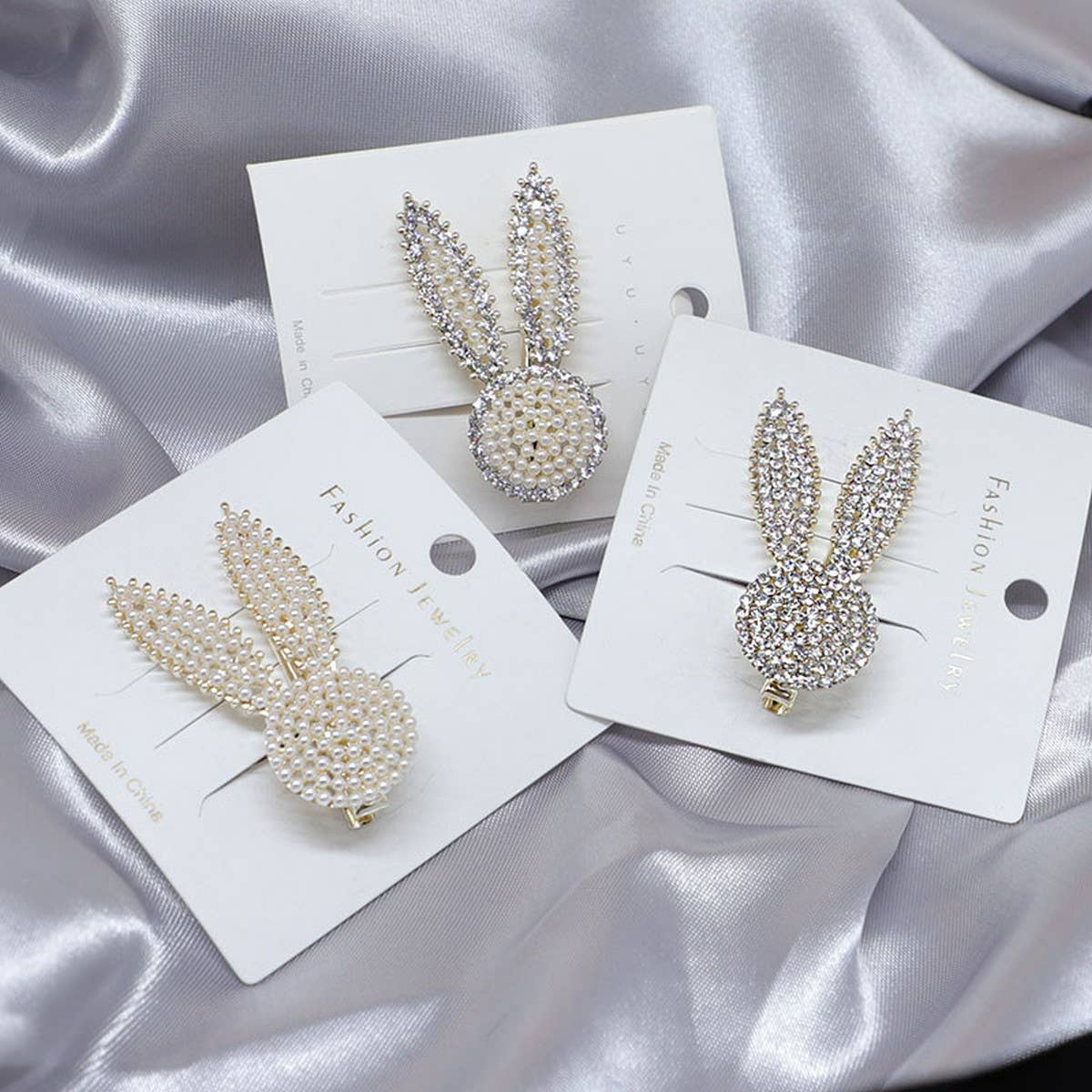 CUTE RABBIT EARS HAIR CLIP STUDENT BANG PIN_CWAHA4701
