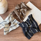 RETRO STRIPED SQUARE COLON HAIRBAND HAIRACCESSORIE_CWAHA4039