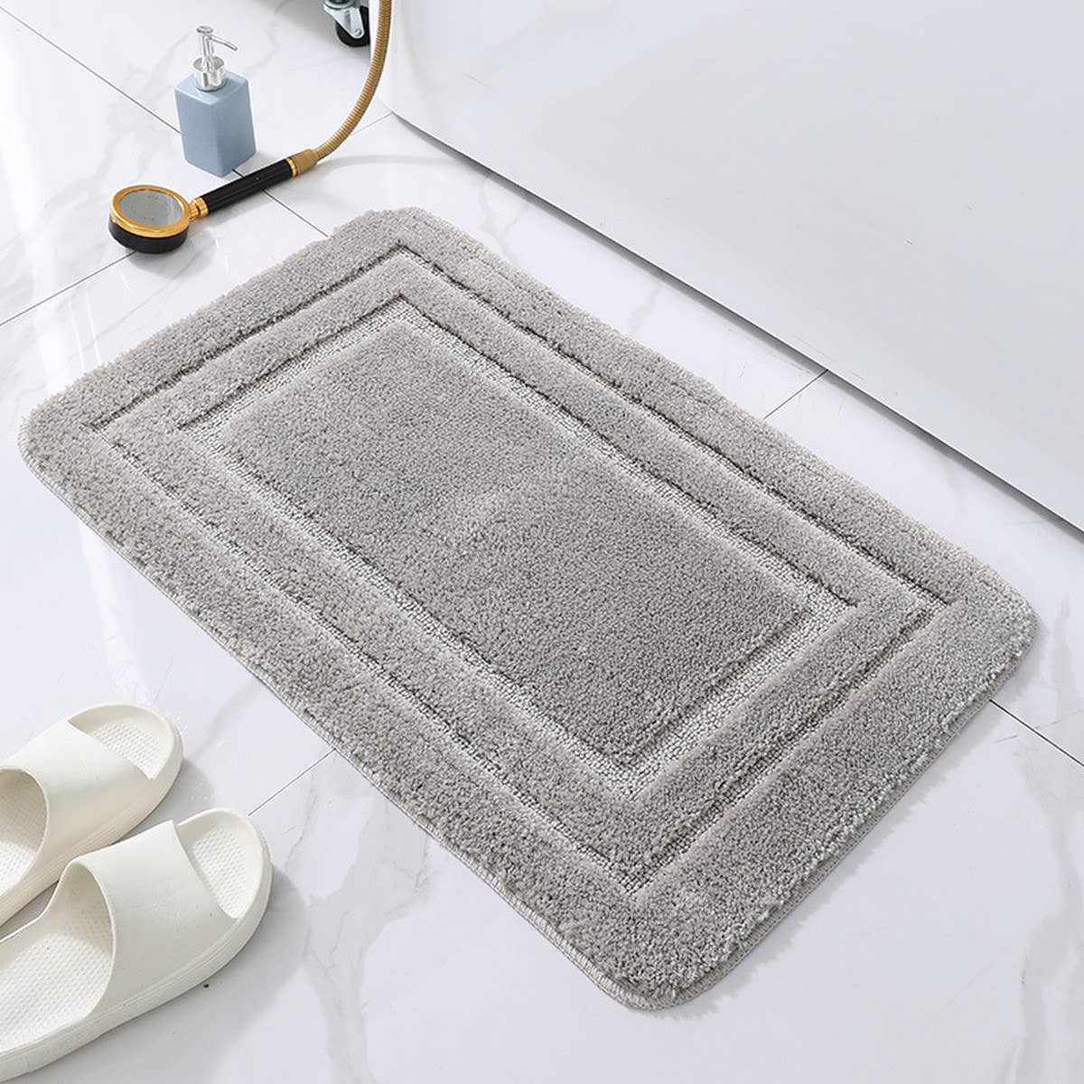 NEW ABSORBENT U SHAPED BATHROOM MAT_CWMM1586