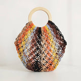 SEASIDE VACATION HANDMADE COLORFUL WOVEN BAG_CWAB1966