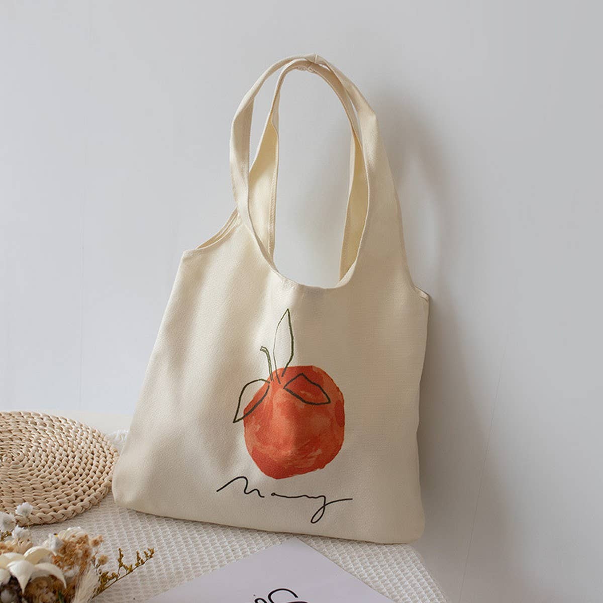 MINIMALIST CANVAS TOTE BAG FOR WOMEN LARGE SIZE_CWAB5624