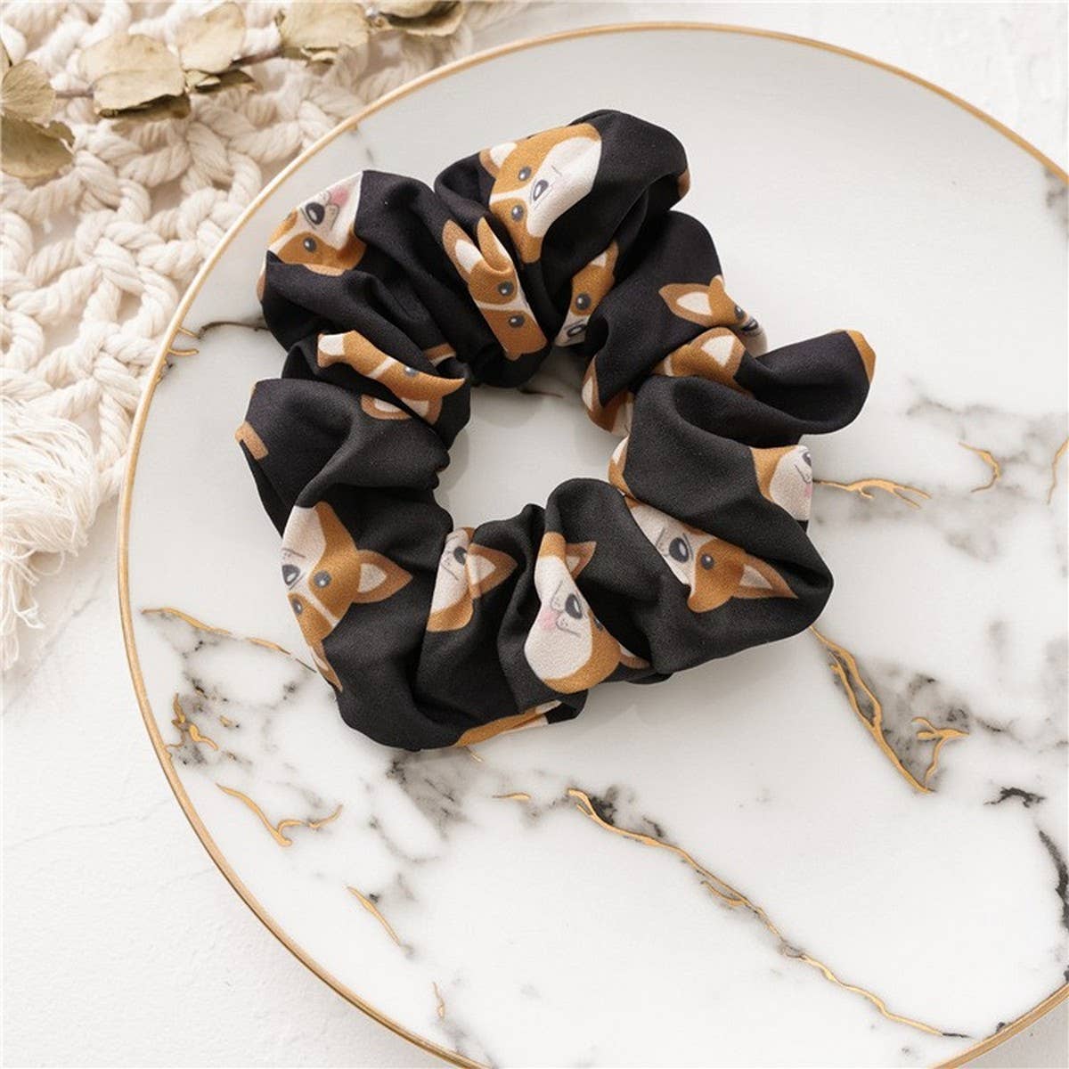 CUTE CARTOON ANIMAL DOG LARGE INTESTINE CIRCLE_CWAHA2434