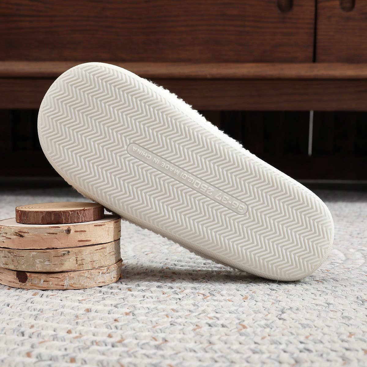 HALLOWEEN SKULL GHOST EMBROIDERY COTTON SLIPPERS_CWSHS0853