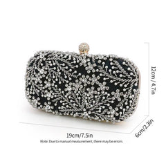 TEMPERAMENTAL HIGH END NICHE BEADED CLUTCH_CWAB2502