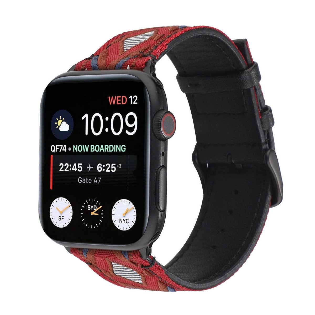 APPLE WATCH IWATCH9 ETHNIC STYLE LEATHER STRAP_CWWW0059