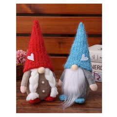 Cwmm1736_10.24" Christmas Rudolph Gnome Home Decor
